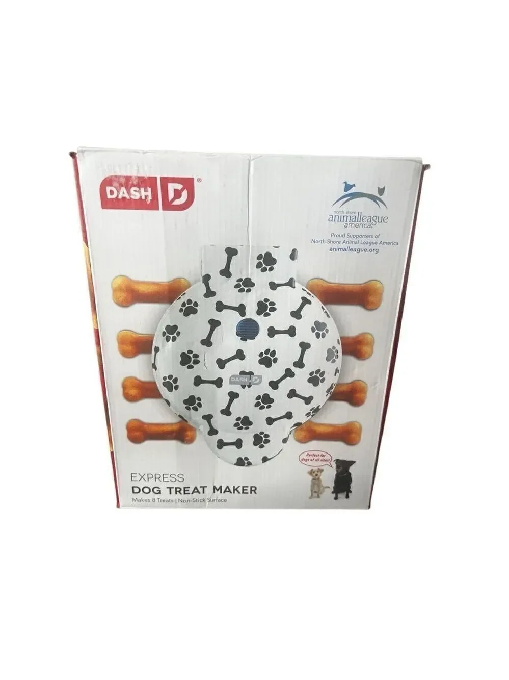 Dash Express Dog Treat Maker / New in Box / Makes 8 Treats at Once